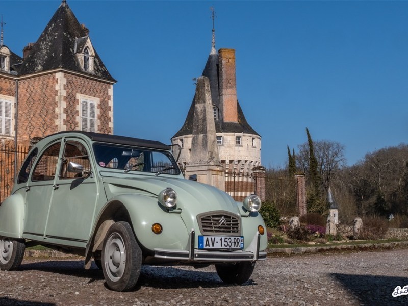 Troisième journée dans le Perche en 2cv – Circuit des châteaux du&nbsp;Gouët