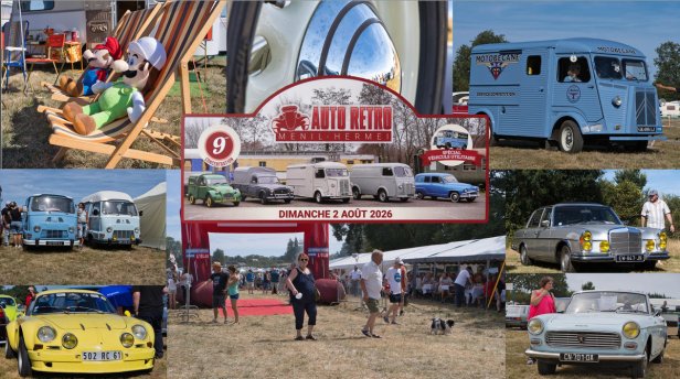 9ème Auto Rétro de Ménil-Herméi – 2 août&nbsp;2026